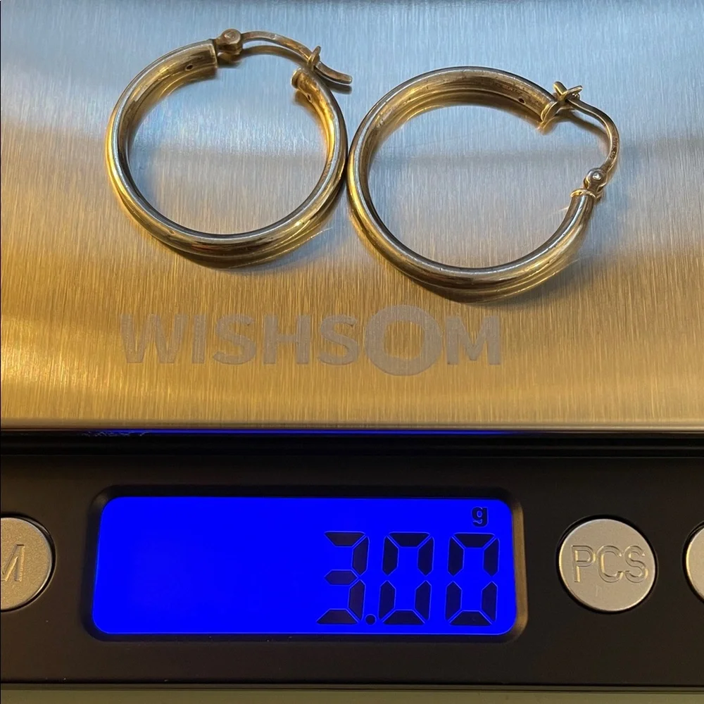 Sterling Silver Hoop Earrings